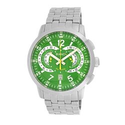 Roberto Bianci Men's Pro Racing Chronograph Watch With Green Face-7096M