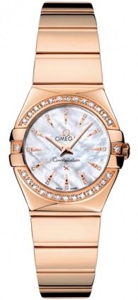 Omega Constellation Polished Quartz 24mm Women Watch