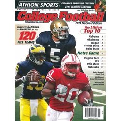 Manti Te'o Unsigned Notre Dame Fighting Irish Athlon Sports 2011 College Football National Preview M