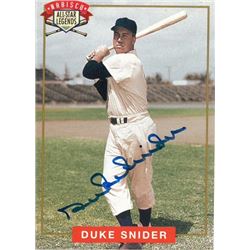 Duke Snider Signed Brooklyn Dodgers 1994 Nabisco MLB Players Alumni Baseball Card