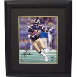Marshall Faulk Signed St. Louis Rams 8X10 Photo Custom Framed
