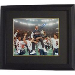 Mike Ditka Signed Chicago Bears Coaching 8X10 Photo Custom Framed Super Bowl XX Carried Off Field
