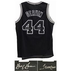 George Gervin Signed Black Custom Jersey W/Iceman