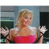 Image 1 : Sharon Stone Signed Total Recall Hands Up In Shirt Straps 16X20 Photo