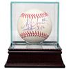 Image 1 : Mike Matheny Signed 2016 FL Spring Training Used Official Major League Baseball W/ Glass Case John 3