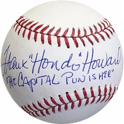 Frank Howard Signed Official Major League Baseball Dual Hondo & The Capital Punisher (Dodgers/Senato