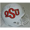 Image 1 : Barry Sanders Signed Oklahoma State Riddell T/B Full-Size Replica Helmet