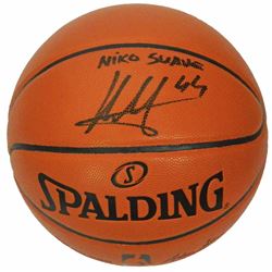 Nikola Mirotic Signed Spalding NBA Game Series Replica Basketball W/Niko Suave