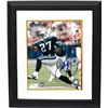 Image 1 : Eddie George Signed Tennessee Titans 8X10 Photo Custom Framed (Vs Browns)