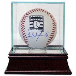 Dave Winfield Signed Official Hall Of Fame Logo Major League Baseball W/ Glass Case- MLB Hologram (Y