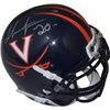 Image 1 : Thomas Jones Signed Virginia Cavaliers Authentic Schutt Mini Helmet