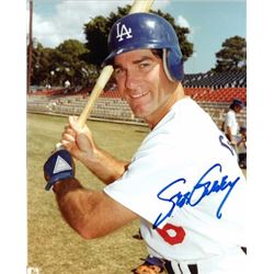 Steve Garvey Signed Los Angeles Dodgers 8X10 Photo (Swing Pose)