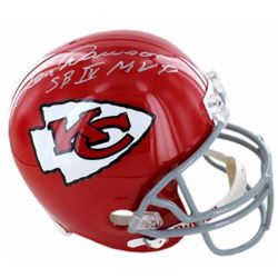Len Dawson Signed Kansas City Chiefs TB Full Size Replica Helmet SB IV MVP