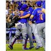 Image 1 : Miguel Montero Signed Cubs Jake Arrieta's No Hitter Celebration Hug 8X10 Photo