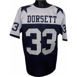 Tony Dorsett Dallas Cowboys Unsigned Thanksgiving Day Blue & White 2 Star Prostyle Jersey XL