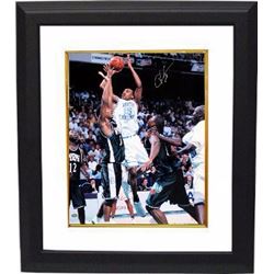 Vince Carter Signed North Carolina Tar Heels 8X10 Photo Custom Framed- Tri-Star Hologram