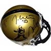 Image 1 : Jason White Signed Gold Heisman Trophy Winners Authentic Mini Helmet-3 Sigs (Oklahoma Sooners)