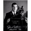 Image 1 : Joe Bellino Signed Navy B&W Holding Heisman Trophy 8X10 Photo W/Heisman 60