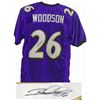 Image 1 : Rod Woodson Signed Purple Custom Jersey