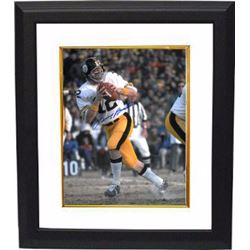 Terry Bradshaw Signed Pittsburgh Steelers 16X20 Photo Custom Framed (Vertical Dropback)