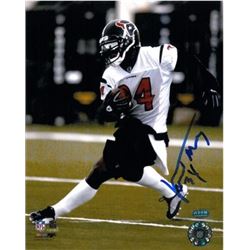 Vernand Morency Signed Houston Texans 8X10 Photo Full Signature- Morency Hologram