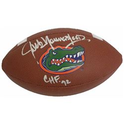 Jack Youngblood Signed Florida Gators Wilson NCAA Logo Football W/CHF'92