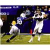 Image 1 : Robert Mathis Signed Indianapolis Colts Chasing Peyton Manning Action 8X10 Photo