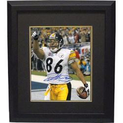 Hines Ward Signed Pittsburgh Steelers SB XL 16X20 Photo Custom Framed (TD Point) (SB XL MVP)