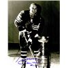 Image 1 : Bobby Hull Signed Chicago Blackhawks On Ice With Stanley Cup 11X14 Photo