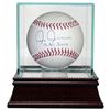 Image 1 : Chris Chambliss Signed Official Major League Baseball 71 AL ROY W/ Glass Case (Indians/Yankees/Brave