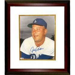 Johnny Podres Signed Los Angeles Dodgers 8X10 Photo Custom Framed (Deceased)