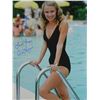 Image 1 : Cindy Morgan Signed Caddyshack In Black Bathing Suit 16X20 Photo W/Love Lacey