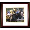 Image 1 : Easy Goer Signed Preakness Stakes At Pimlico Horse Racing 8X10 Photo Custom Framed Pat Day & Pat Val