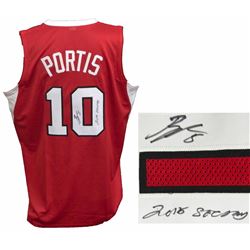 Bobby Portis Signed Red Custom Basketball Jersey W/2015 SEC POY