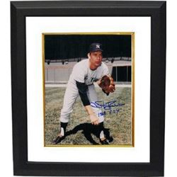 Stan Bahnsen Signed New York Yankees 8X10 Photo 1968 ROY Custom Framed