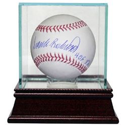 Frank Robinson Signed Official Major League Baseball HOF 82 W/ Glass Case (Leaf)