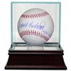 Image 1 : Frank Robinson Signed Official Major League Baseball HOF 82 W/ Glass Case (Leaf)