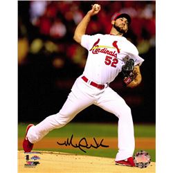 Michael Wacha Signed St Louis Cardinals 2013 World Series Pitching Action 8X10 Photo