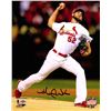 Image 1 : Michael Wacha Signed St Louis Cardinals 2013 World Series Pitching Action 8X10 Photo