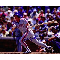 Kevin Mcreynolds Signed New York Mets Action Vs Cubs 8X10 Photo
