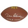 Image 1 : Dave Robinson Signed Wilson Touchdown NFL Full Size Football W/SB I, II Champs