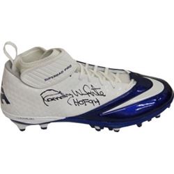 Randy White Signed Dallas Cowboys Game Model White & Blue Nike Shoe-Cleat HOF 94 (Right Black Sig)