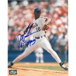 Doc Gooden Signed New York Mets 8X10 Photo 85 CY Young