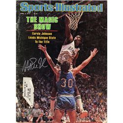 Magic Johnson Signed Michigan State Spartans 4/2/79 Sports Illustrated Magazine
