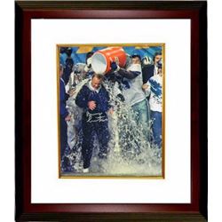 Barry Switzer Signed Dallas Cowboys 16X20 Photo Custom Framed (Super Bowl XXX Gatorade Celebration)