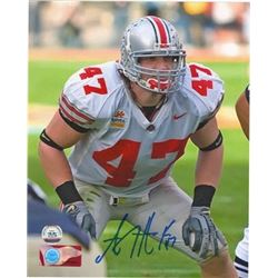 AJ Hawk Signed Ohio State Buckeyes 8X10 Photo