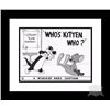 Image 1 : Who's Kitten Who? 16X20 Lobby Card Giclee