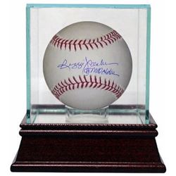 Reggie Jackson Signed Official Major League Baseball Mr. October W/ Glass Case- Steiner Hologram (Ne