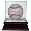 Image 1 : Reggie Jackson Signed Official Major League Baseball Mr. October W/ Glass Case- Steiner Hologram (Ne