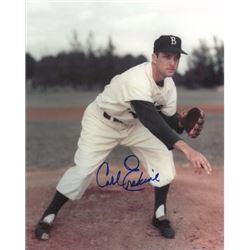 Carl Erskine Signed Brooklyn Dodgers 8X10 Photo